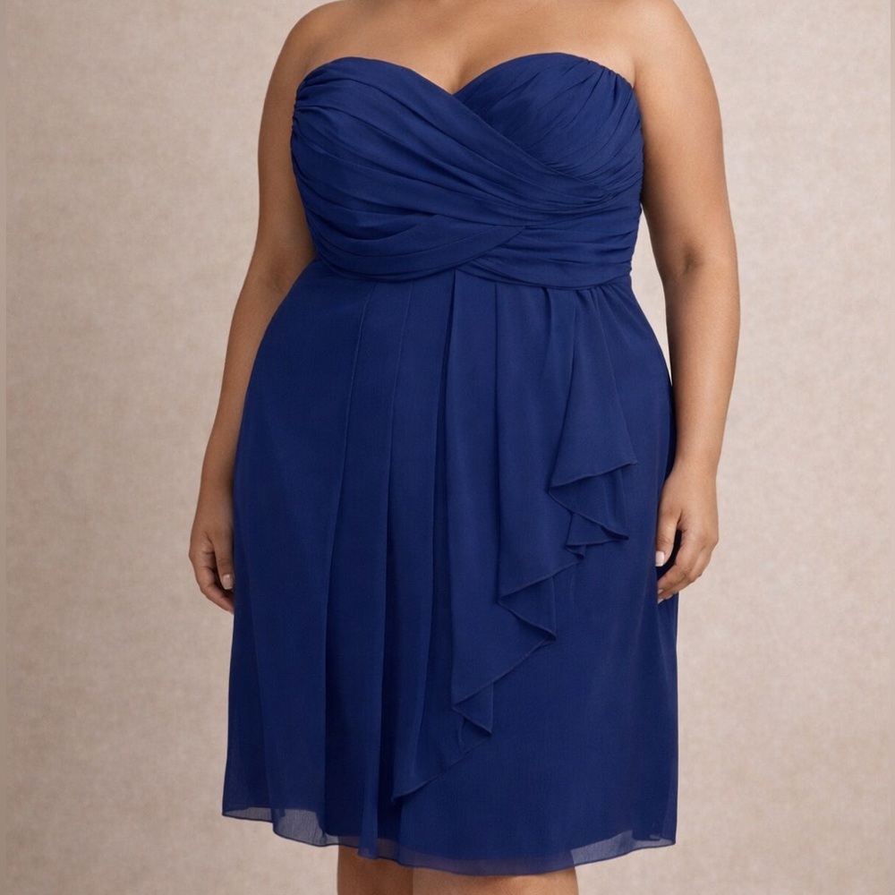 Davids Bridal Plus Size Formal Sleeveless Dress